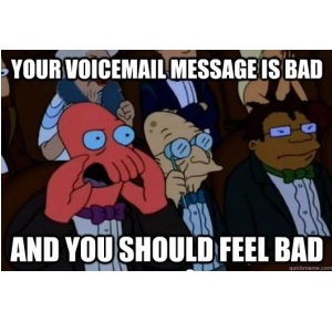 Evil voicemail e-mail