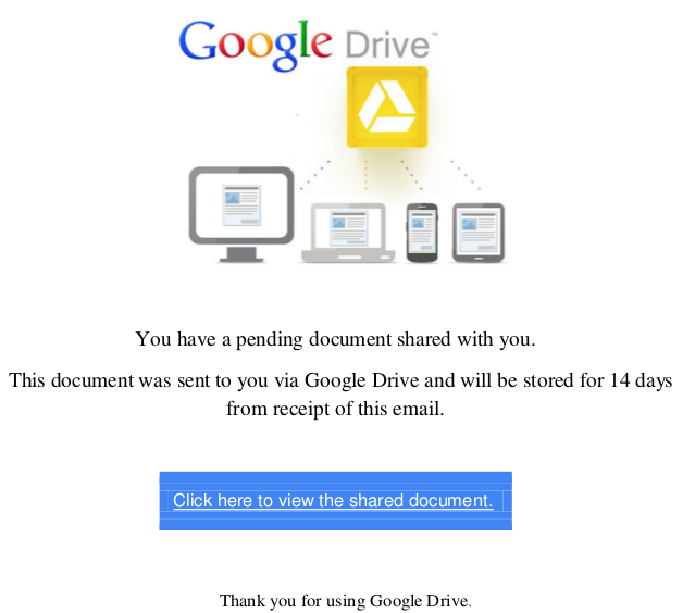 Tax refund scam google drive link