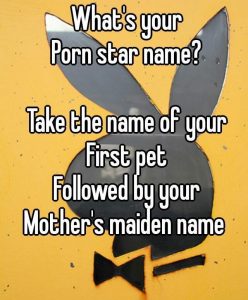 What is your porn star name