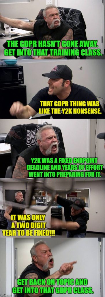 GDPR hasn't gone away